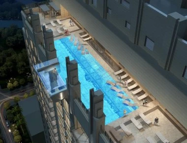 Μαγευτικό αλλά ... κόβει και την ανάσα! Η πισίνα που κρέμεται από ουρανοξύστη (φωτό, βίντεο)